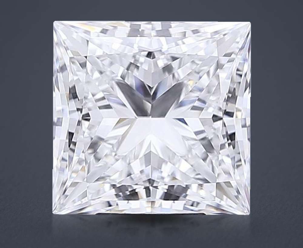 6.64 Carat Princess Lab Diamond