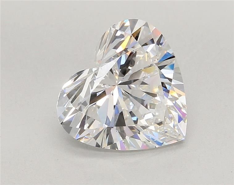 4.07ct E VVS2 Rare Carat Ideal Cut Heart Lab Grown Diamond