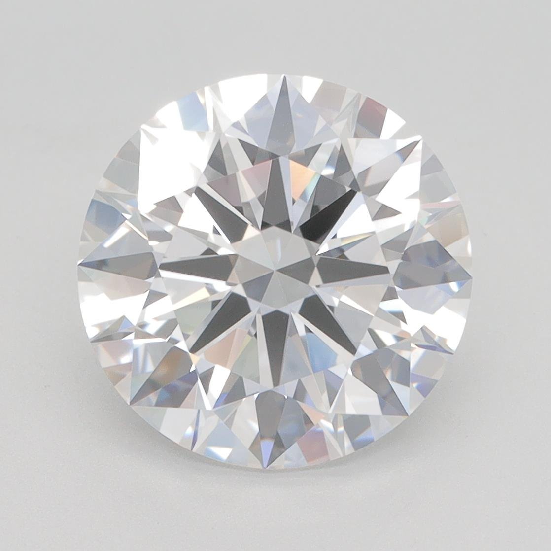 4.33ct F VVS1 Rare Carat Ideal Cut Round Lab Grown Diamond