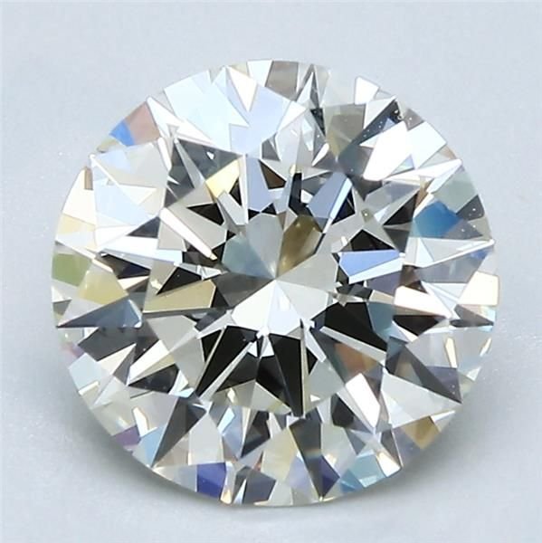 2.20ct K VVS2 Rare Carat Ideal Cut Round Diamond