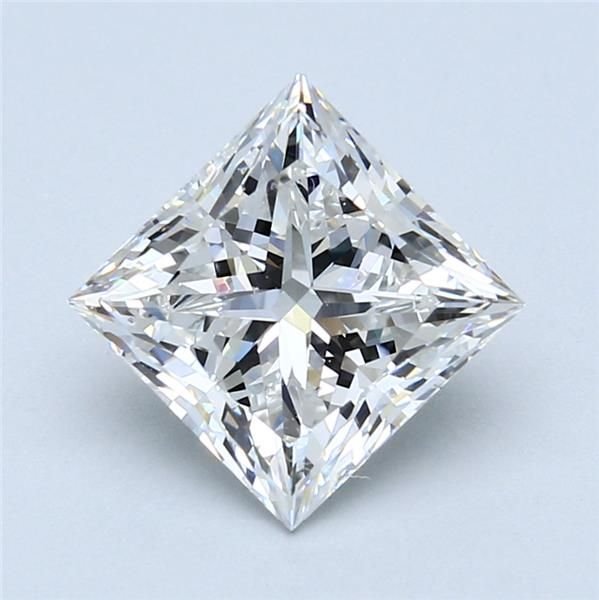 3.04ct E VS2 Excellent Cut Princess Diamond