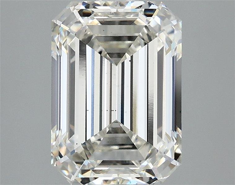 3.11ct H VS2 Excellent Cut Emerald Lab Grown Diamond