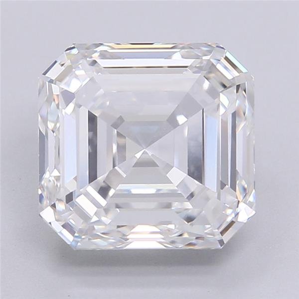 4.01ct D VVS2 Excellent Cut Asscher Lab Grown Diamond