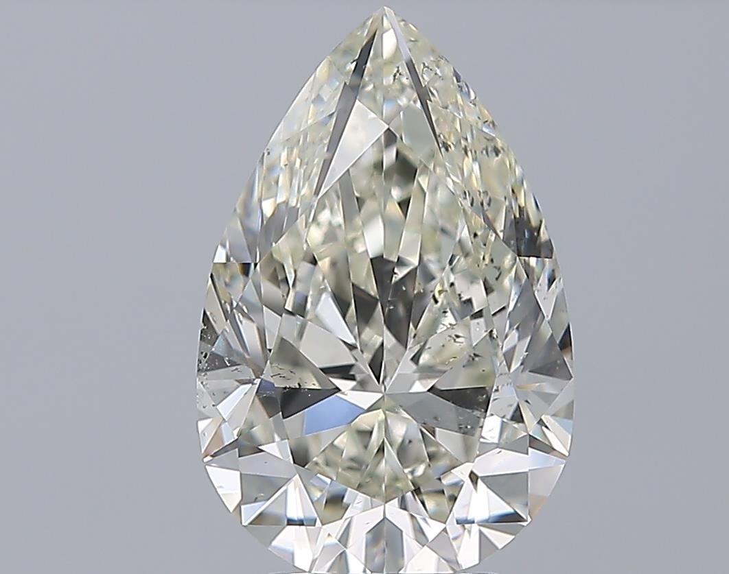 3.50ct K SI2 Rare Carat Ideal Cut Pear Diamond