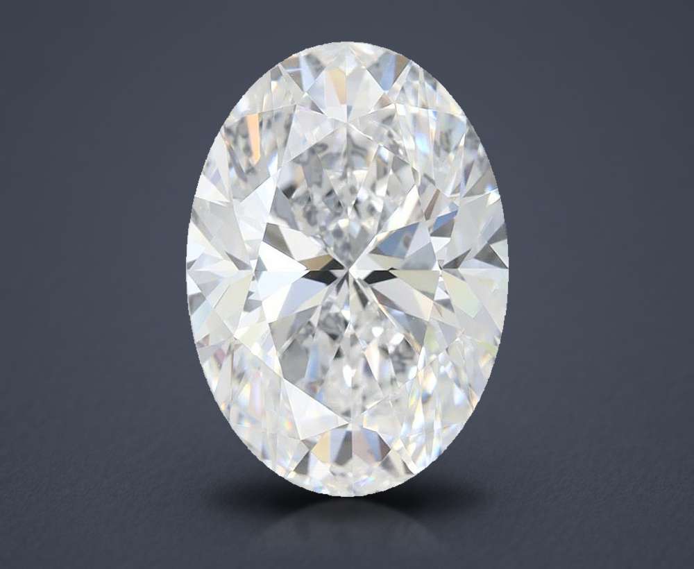 3.52 Carat Oval Lab Diamond