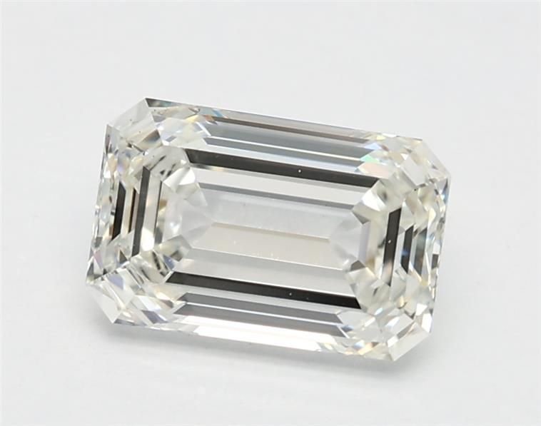 1.08ct H VS1 Rare Carat Ideal Cut Emerald Lab Grown Diamond