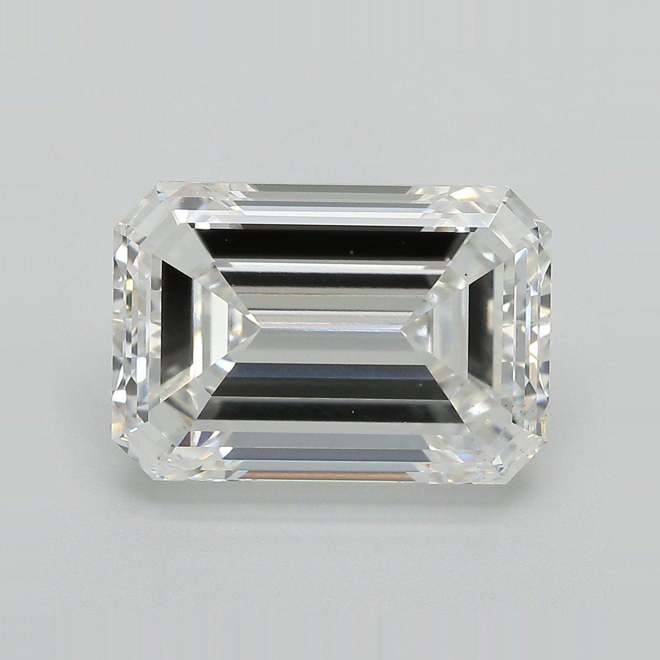 8.07ct F VS2 Very Good Cut Emerald Lab Grown Diamond