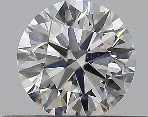 0.39ct D SI1 Rare Carat Ideal Cut Round Diamond