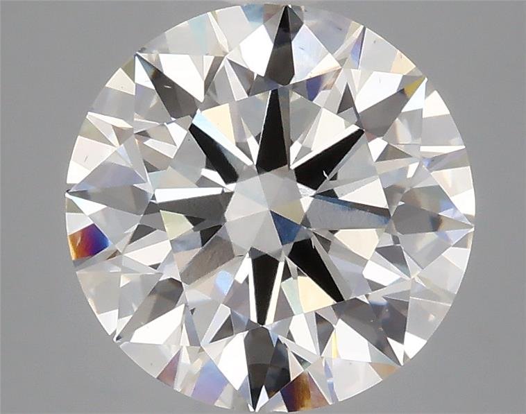 3.68ct H VS2 Rare Carat Ideal Cut Round Lab Grown Diamond