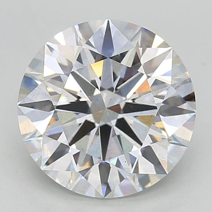 5.05ct F SI1 Rare Carat Ideal Cut Round Lab Grown Diamond