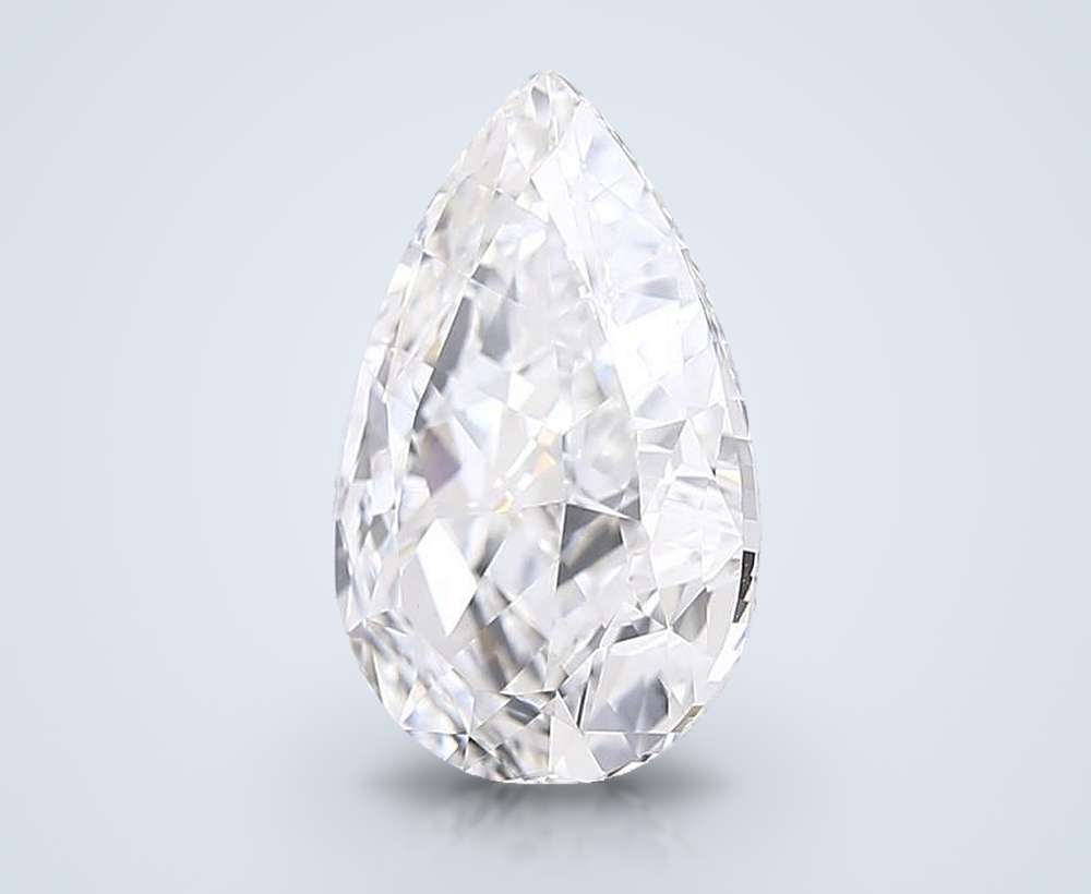 5.00 Carat Pear Lab Diamond
