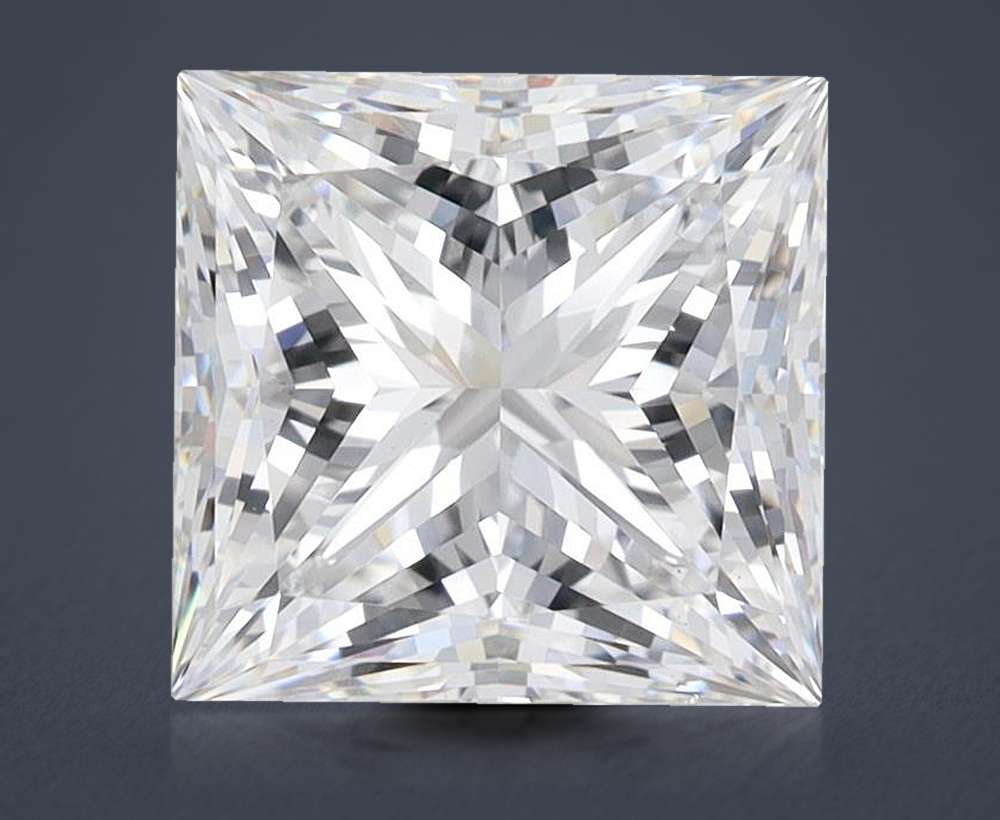 3.72 Carat Princess Lab Diamond