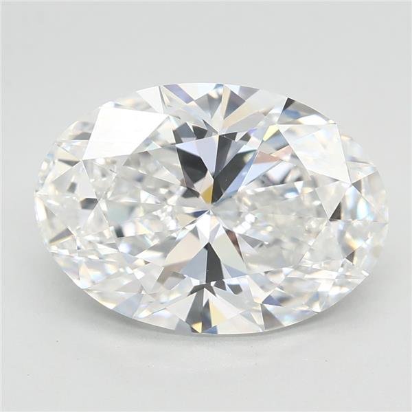 3.06ct E VVS2 Rare Carat Ideal Cut Oval Lab Grown Diamond