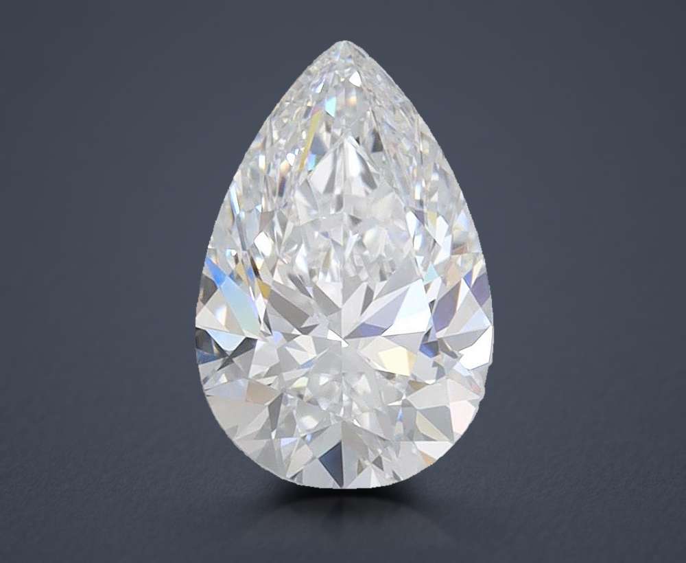 1.29 Carat Pear Lab Diamond