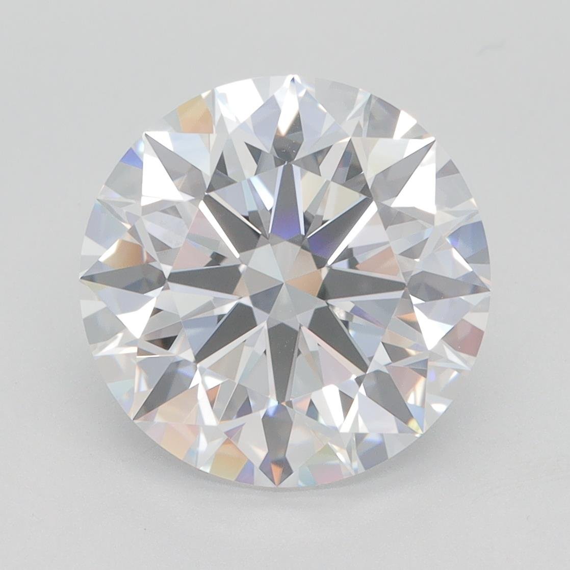 4.61ct D VVS1 Rare Carat Ideal Cut Round Lab Grown Diamond