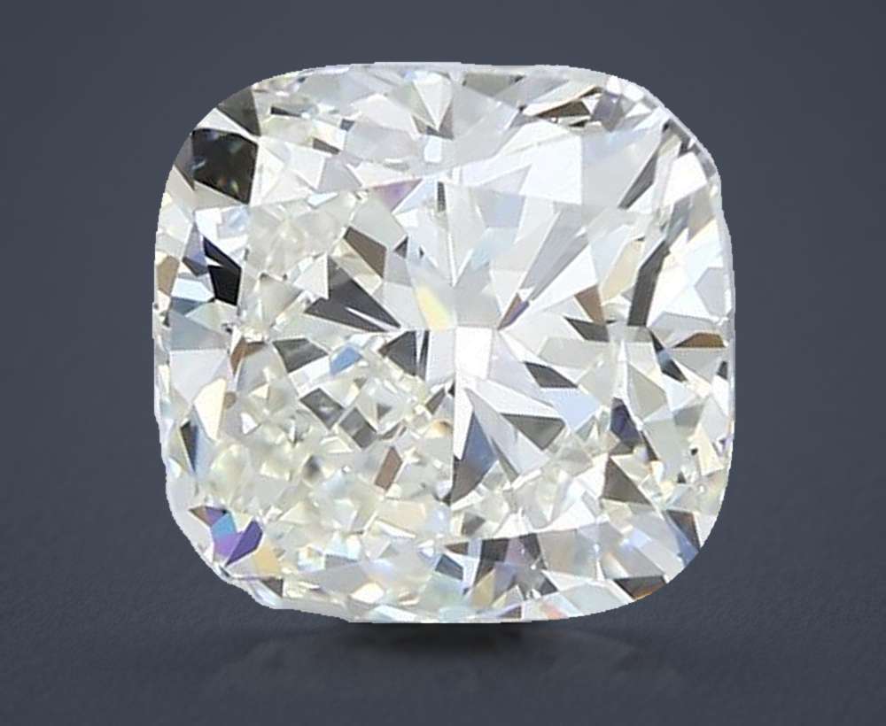 4.07 Carat Cushion Natural Diamond
