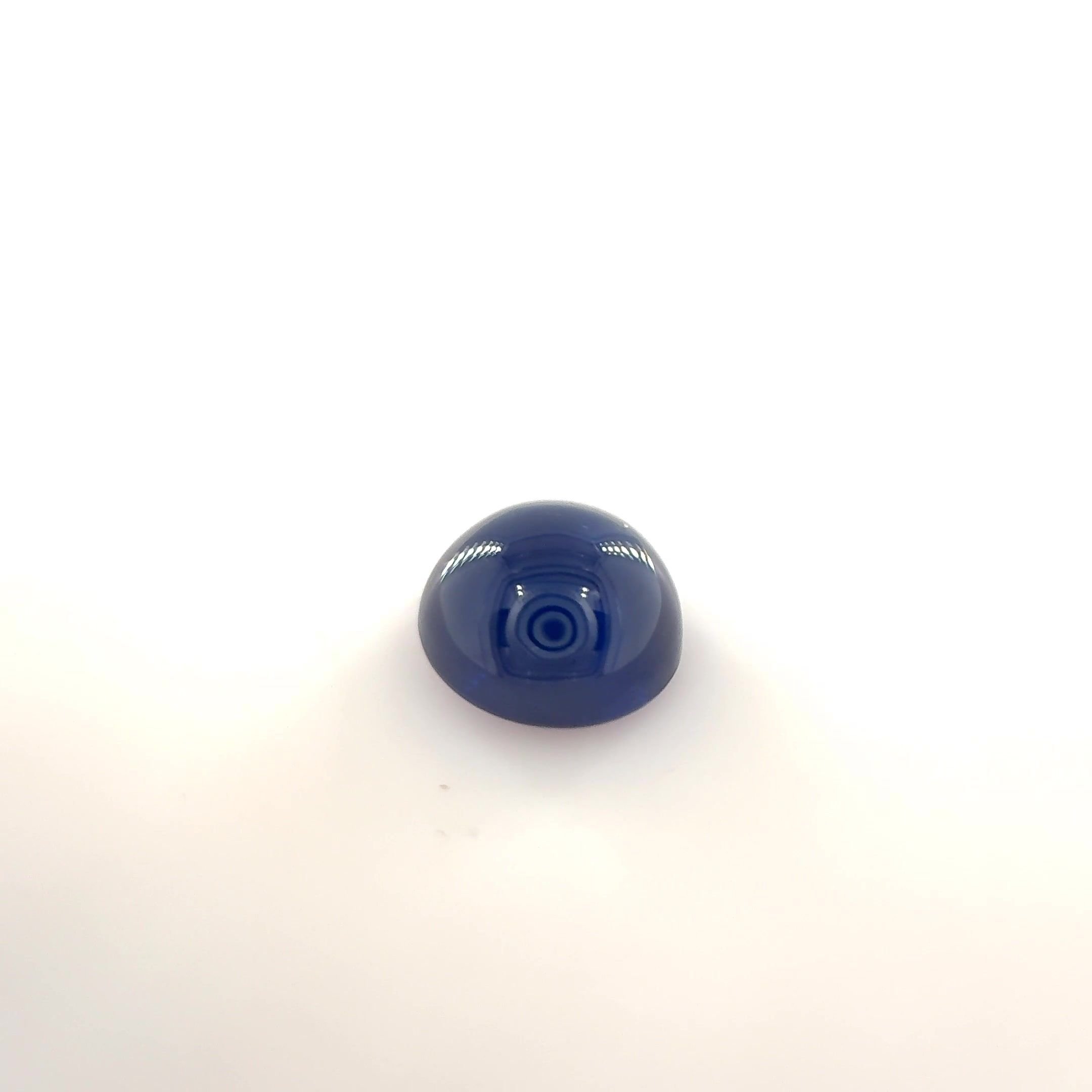 1.18 Carat Blue Round Sapphire