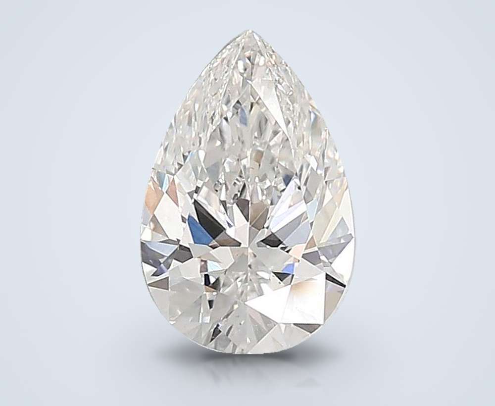 3.57 Carat Pear Lab Diamond