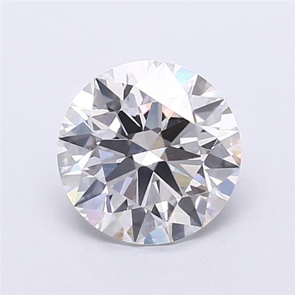 2.30ct E VVS2 Rare Carat Ideal Cut Round Lab Grown Diamond
