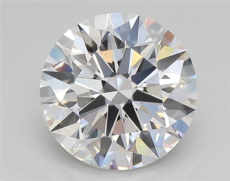 3.17ct E VVS2 Rare Carat Ideal Cut Round Lab Grown Diamond