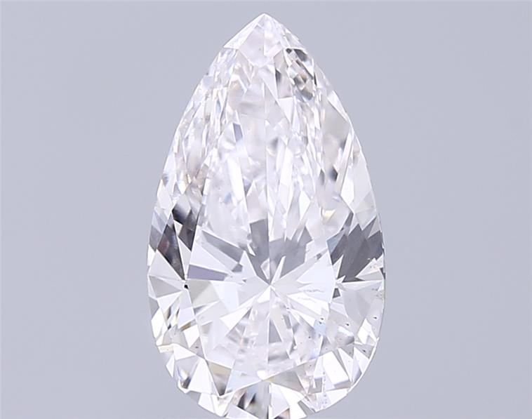 2.63ct H VS2 Rare Carat Ideal Cut Pear Lab Grown Diamond