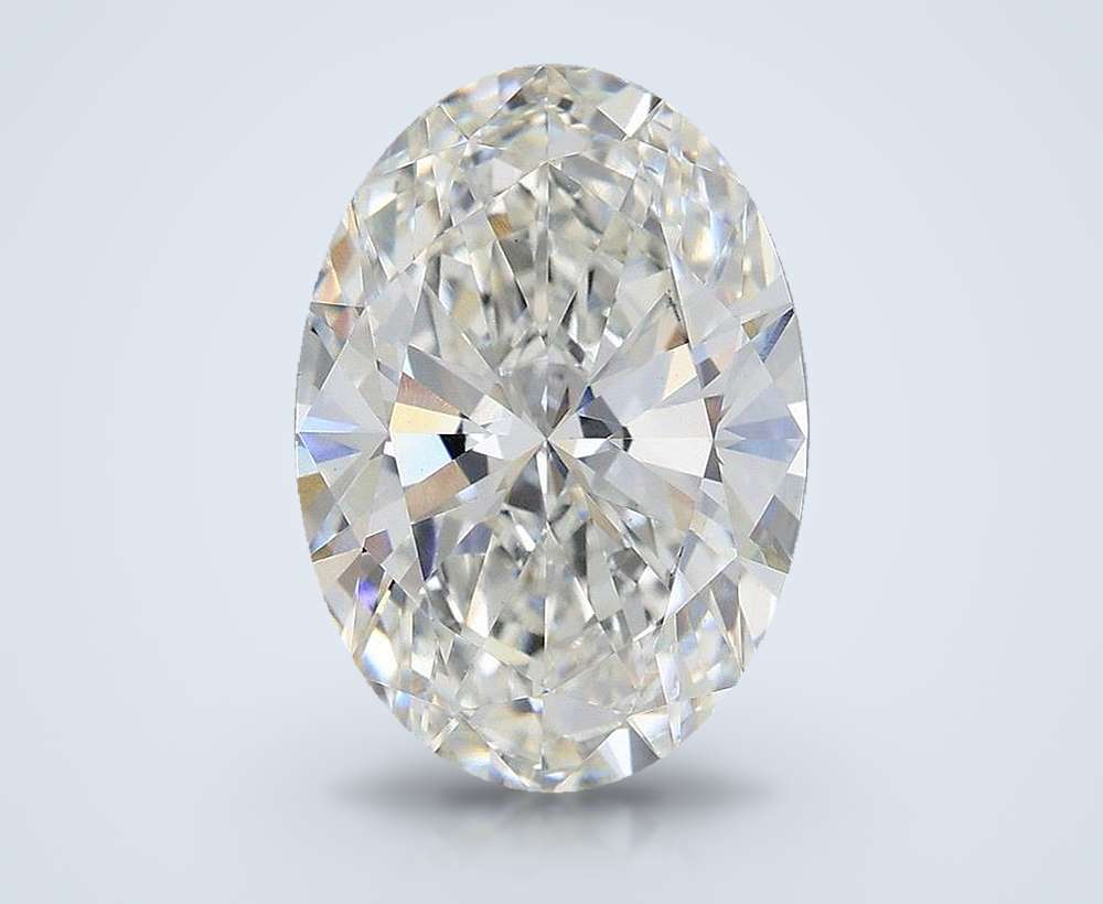 6.00 Carat Oval Lab Diamond