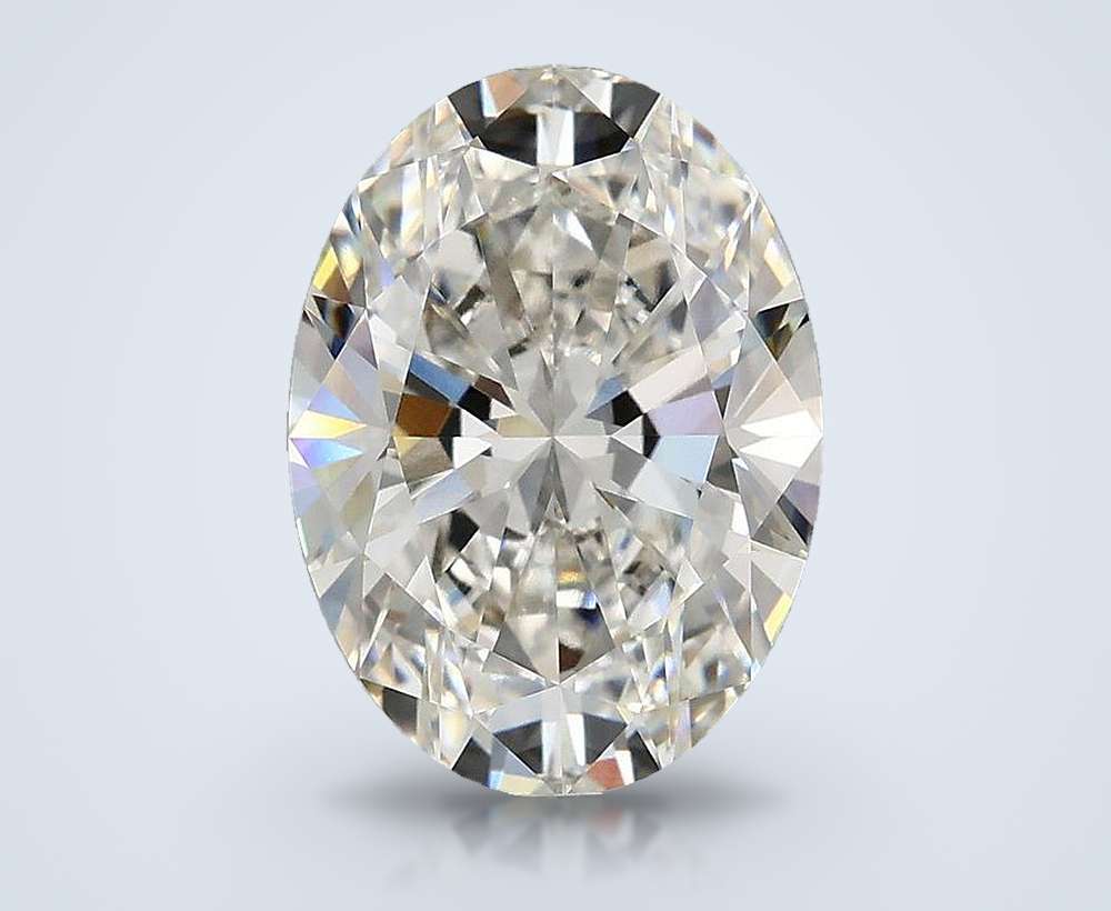 3.46 Carat Oval Lab Diamond