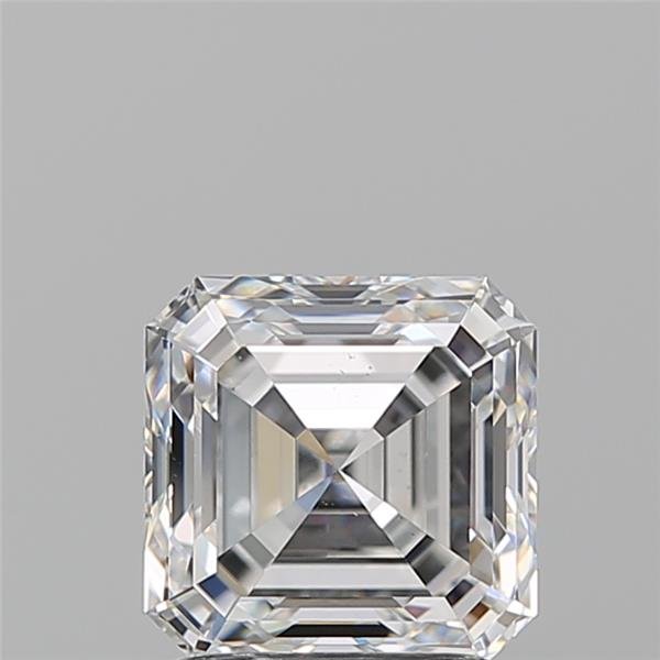 1.73ct E VS2 Rare Carat Ideal Cut Asscher Diamond