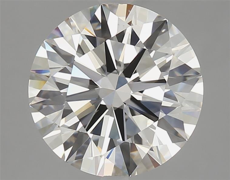 4.02ct J VS2 Rare Carat Ideal Cut Round Diamond