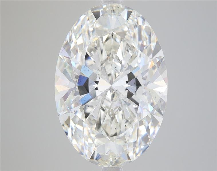 5.50ct H SI1 Rare Carat Ideal Cut Oval Lab Grown Diamond