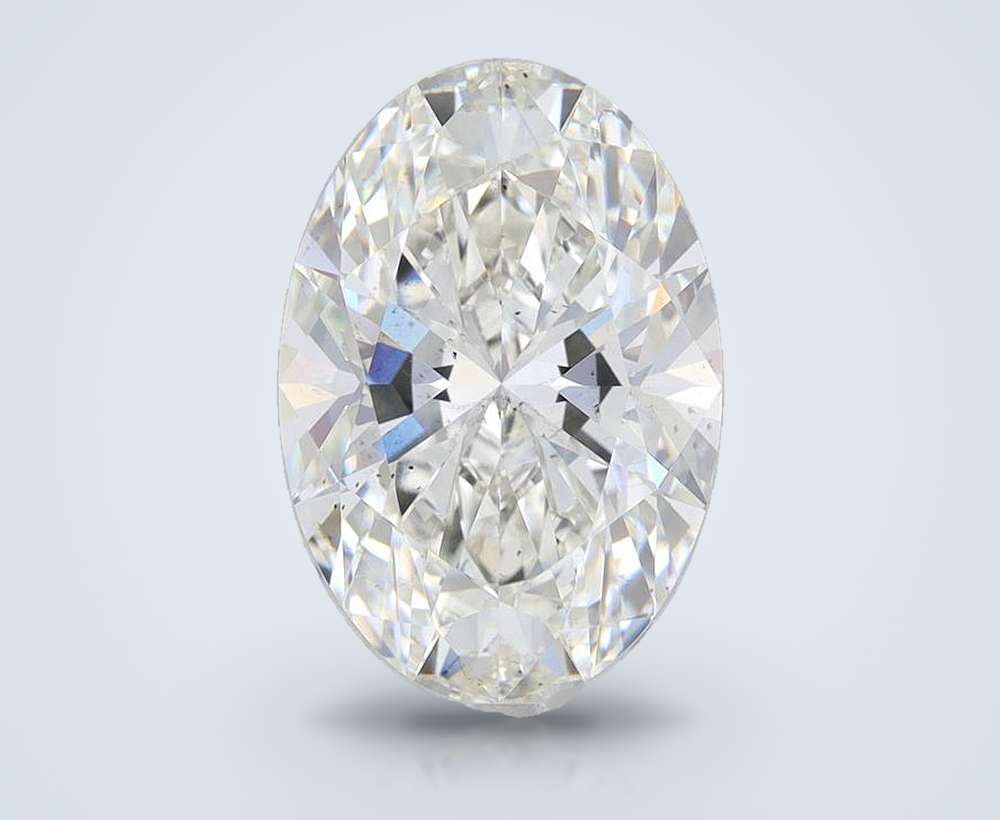 5.50 Carat Oval Lab Diamond
