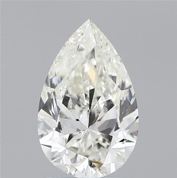 2.01ct J SI2 Very Good Cut Pear Diamond