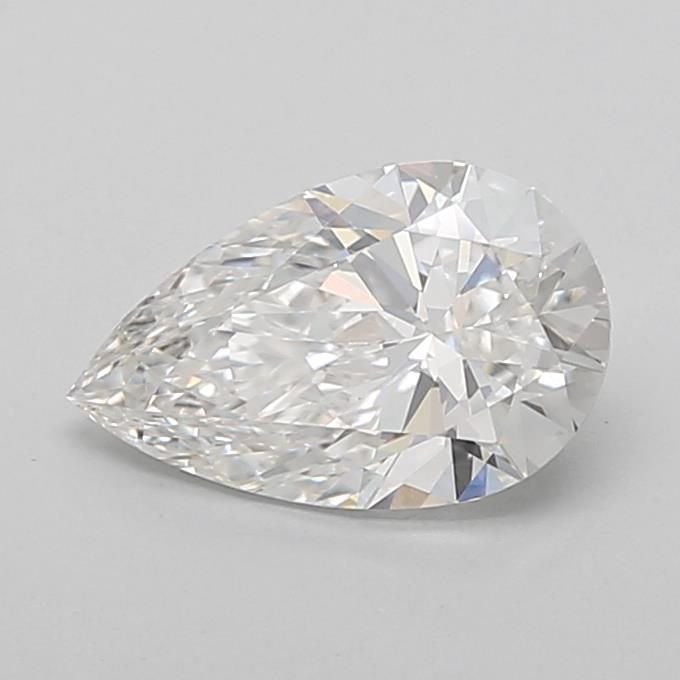 1.07ct F VVS1 Rare Carat Ideal Cut Pear Lab Grown Diamond
