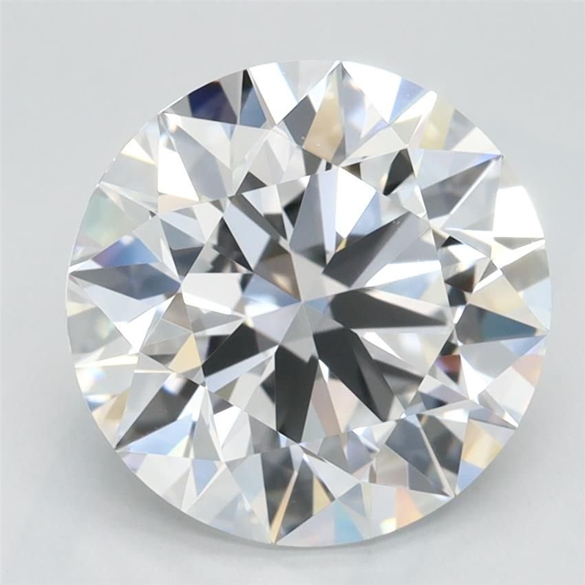 3.17ct D IF Rare Carat Ideal Cut Round Lab Grown Diamond