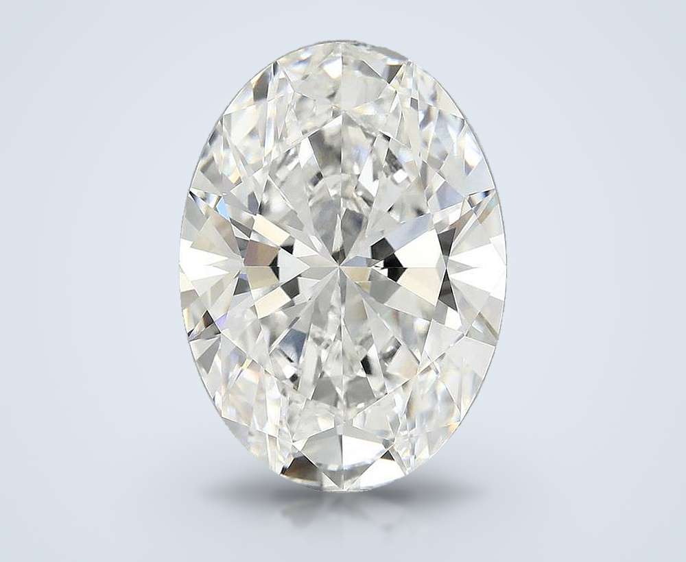 7.66 Carat Oval Lab Diamond