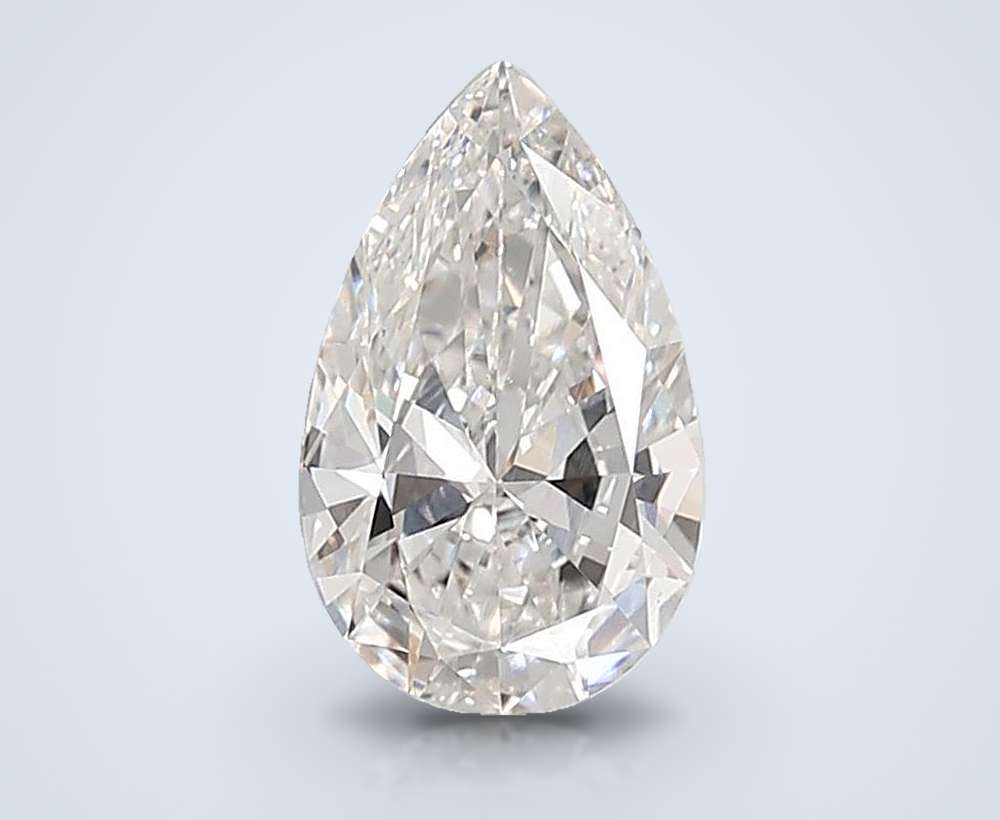 2.00 Carat Pear Lab Diamond