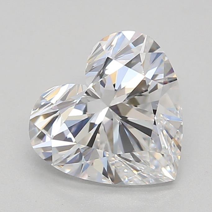 0.85ct D VVS1 Rare Carat Ideal Cut Heart Lab Grown Diamond