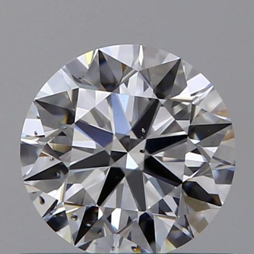 0.53ct D SI1 Rare Carat Ideal Cut Round Diamond