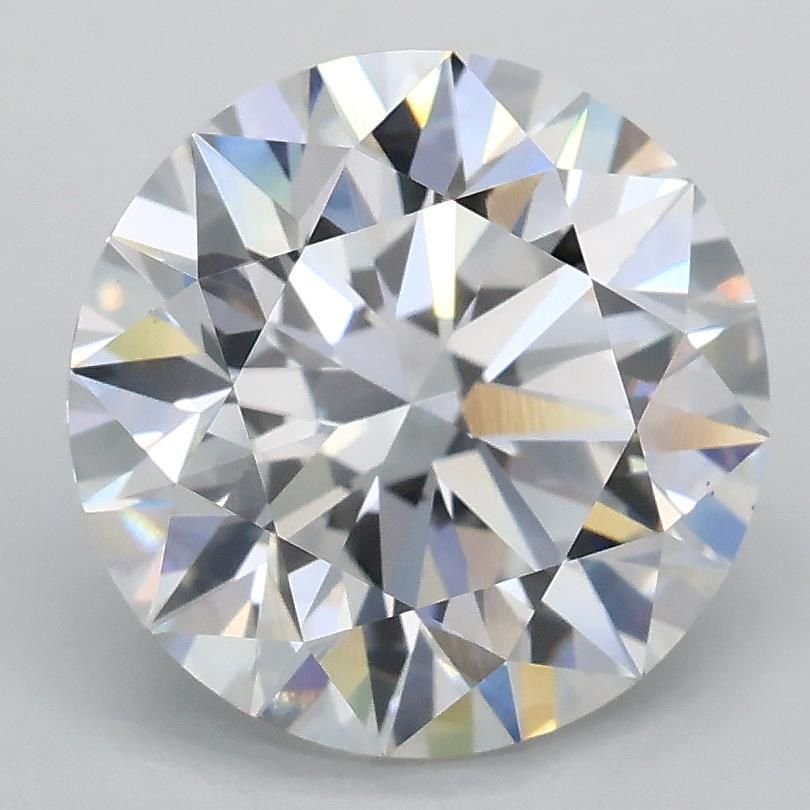 3.09ct E VS1 Excellent Cut Round Lab Grown Diamond