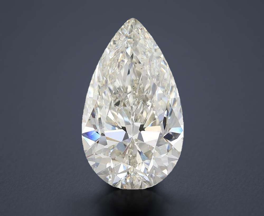 5.02 Carat Pear Lab Diamond