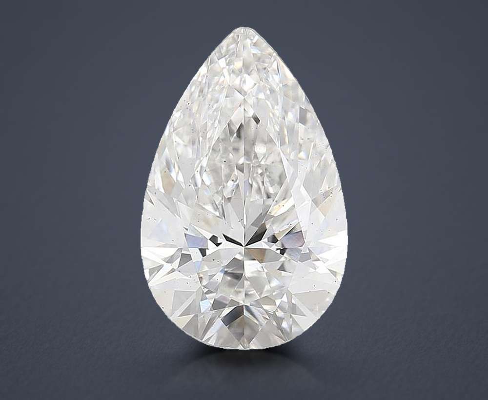 6.09 Carat Pear Lab Diamond