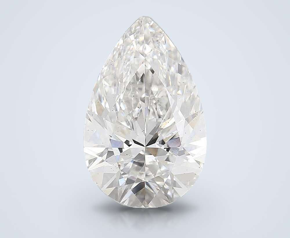 6.09 Carat Pear Lab Diamond