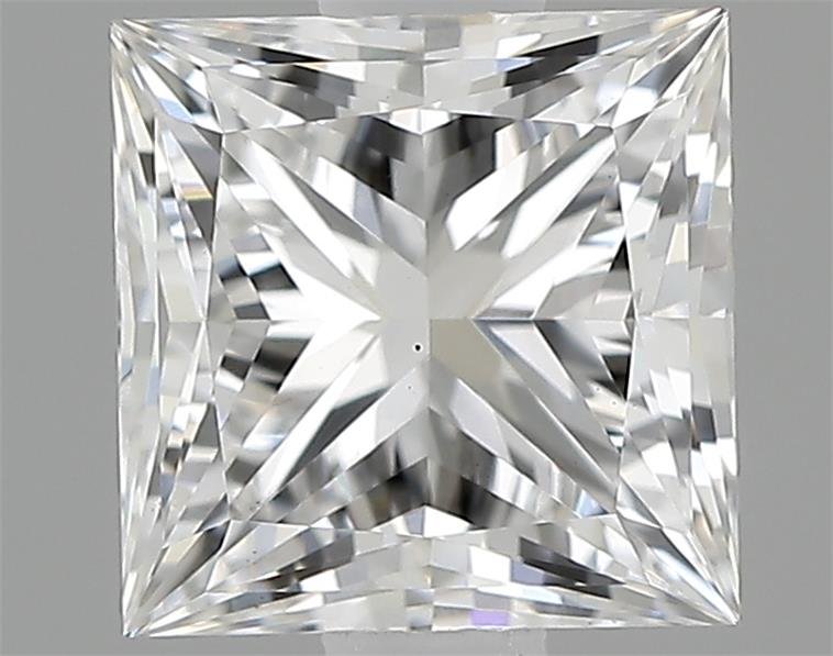 0.89ct E VS1 Rare Carat Ideal Cut Princess Lab Grown Diamond