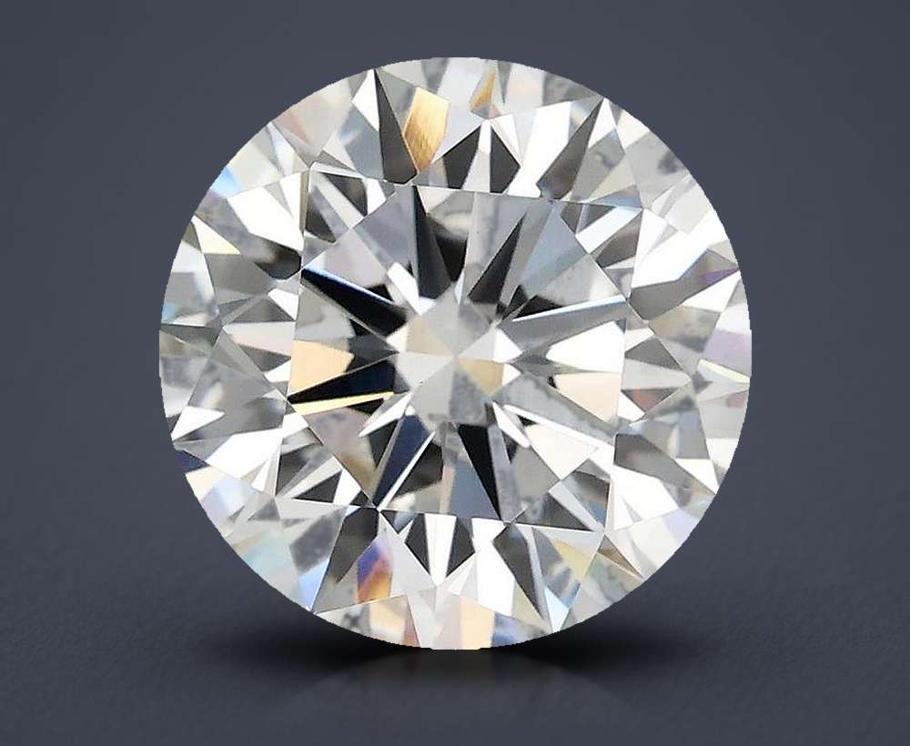3.98 Carat Round Lab Diamond