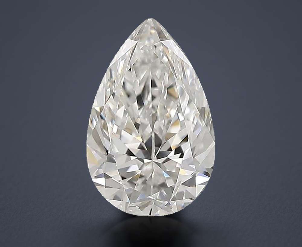 1.00 Carat Pear Natural Diamond