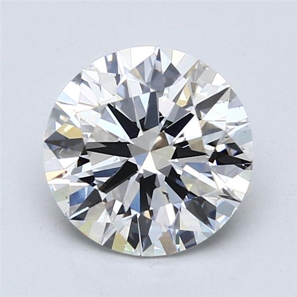 2.08ct D VS2 Rare Carat Ideal Cut Round Lab Grown Diamond