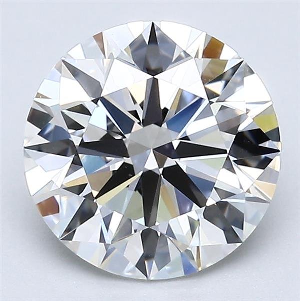 2.39ct H VS1 Rare Carat Ideal Cut Round Diamond