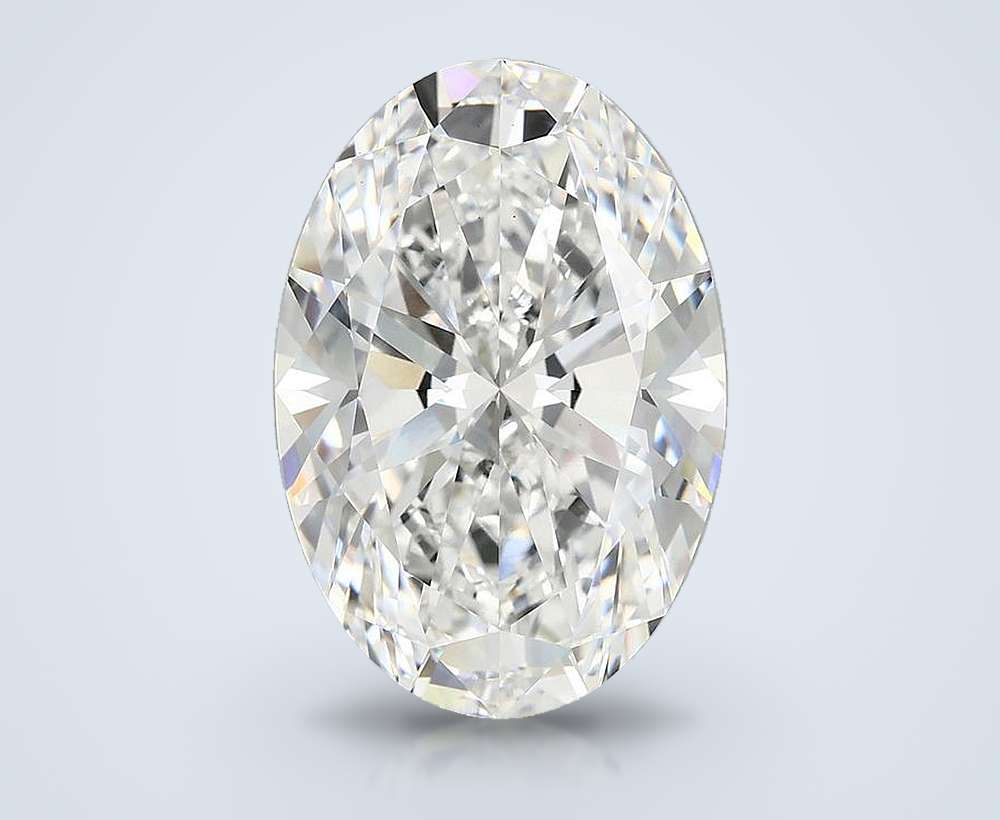 8.26 Carat Oval Lab Diamond