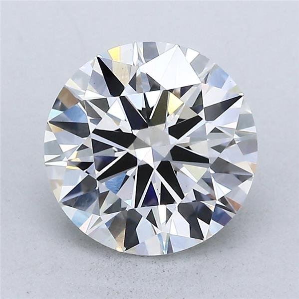 2.61ct H VS1 Rare Carat Ideal Cut Round Lab Grown Diamond