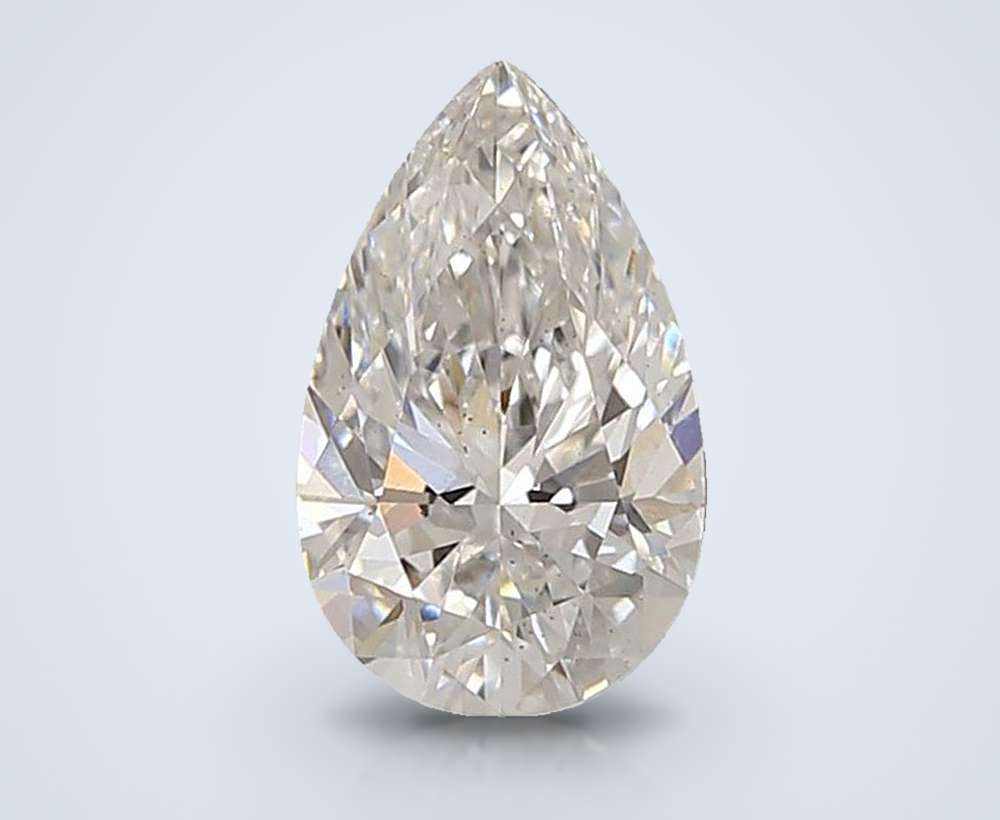 1.38 Carat Pear Lab Diamond